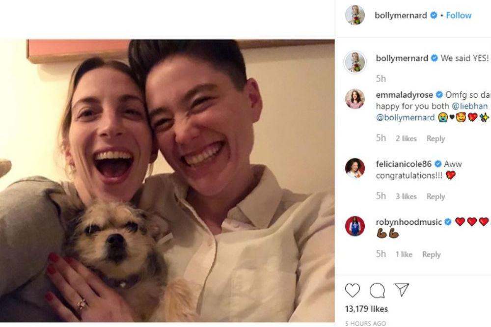 Molly Bernard and Hannah Lieberman (c) Instagram