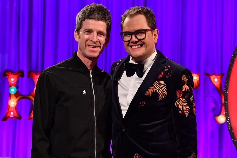 Noel Gallagher and Alan Carr