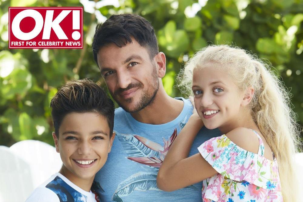 Peter, Junior and Princess Andre in OK! magazine