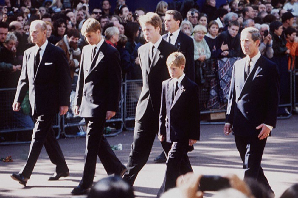 Prince Harry reflects on Princess Diana's funeral