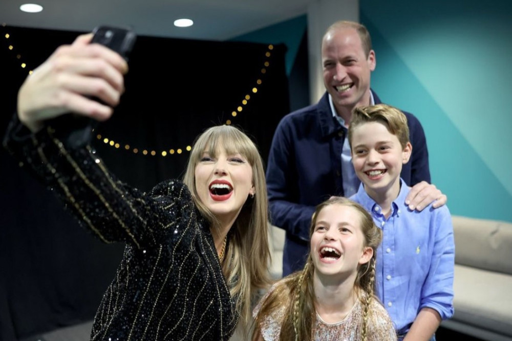 Prince William has thanked Taylor Swift for a ‘great evening’ after he posed for a selfie with the singer along with his children at her sold out London show