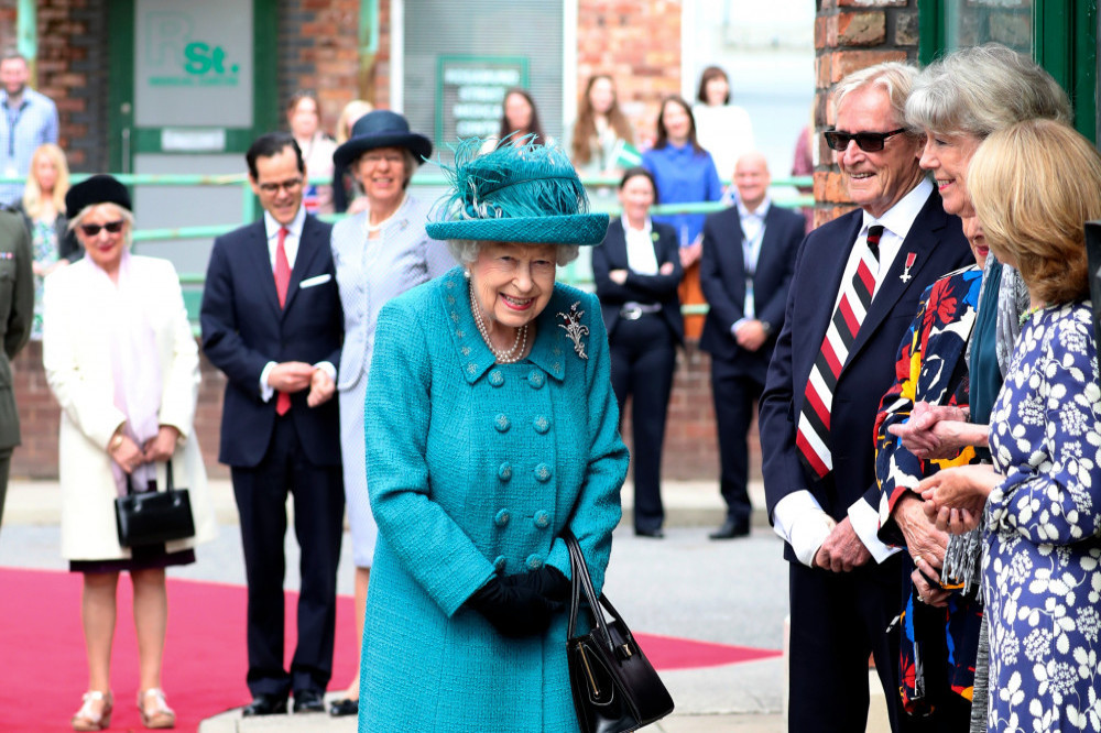 Queen Elizabeth visited Coronation Street last year