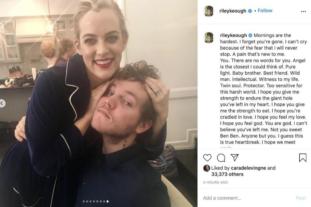 Riley Keough's Instagram (c) post