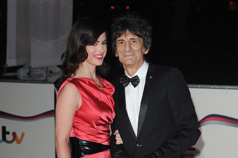 Sally Wood and Ronnie Wood 