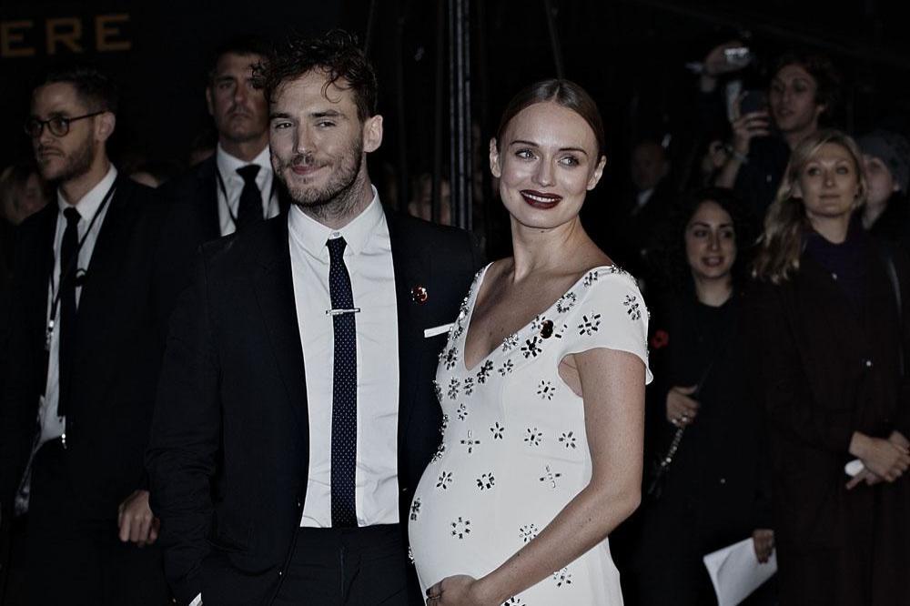 Sam Claflin and Laura Haddock at premiere