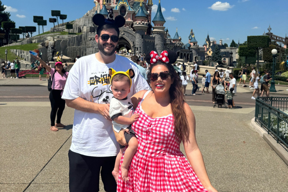Scarlett Moffatt took her son Jude to Disneyland Paris to celebrate his first birthday