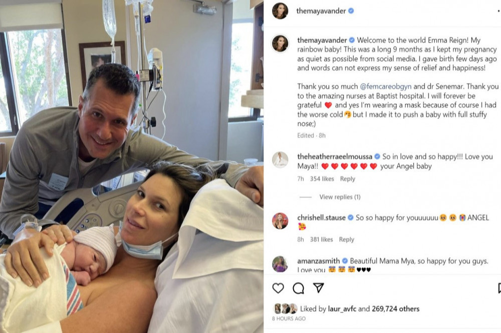 Selling Sunset's Maya Vander gives birth - Instagram-MayaVander