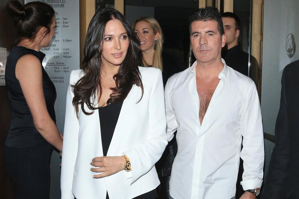 Simon Cowell and Lauren Silverman