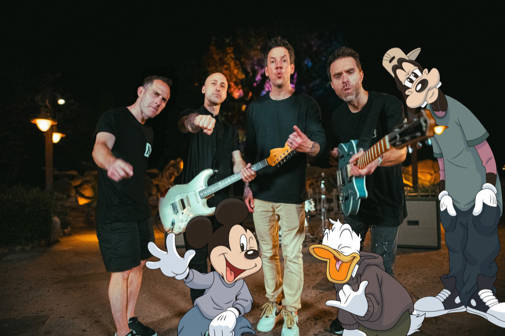 Simple Plan rock with Mickey and Friends