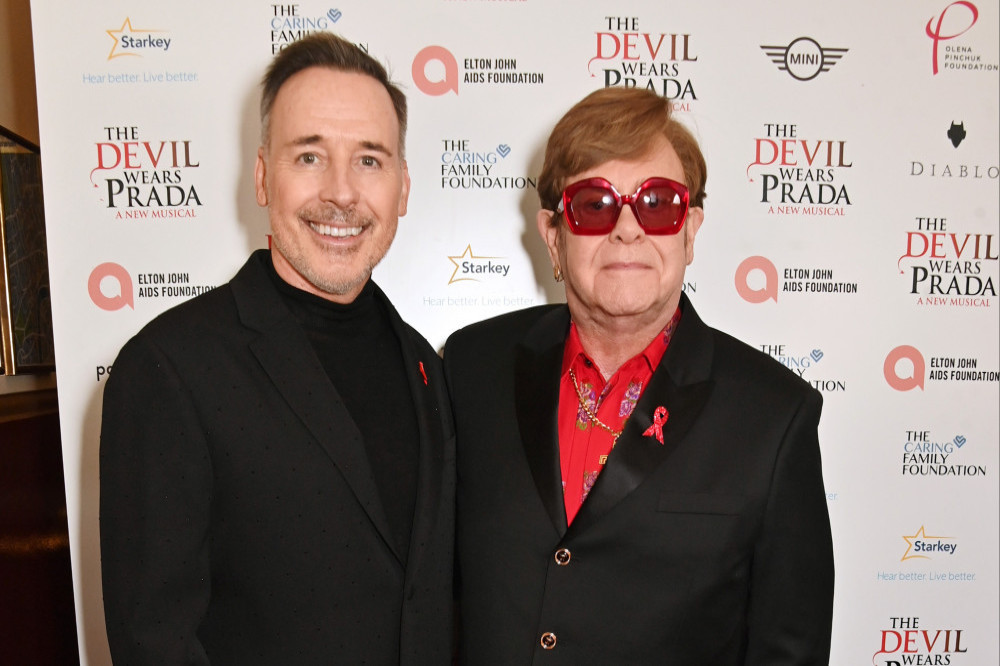 Sir Elton John hails husband David Furnish his 'rock' amid eyesight battle