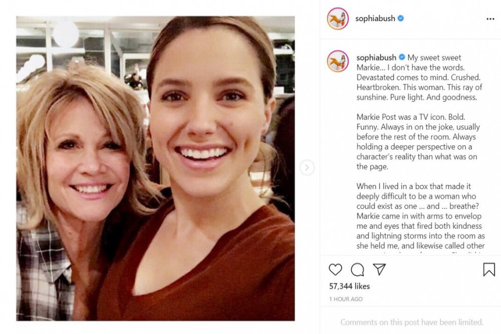 Sophia Bush's Instagram (c) post