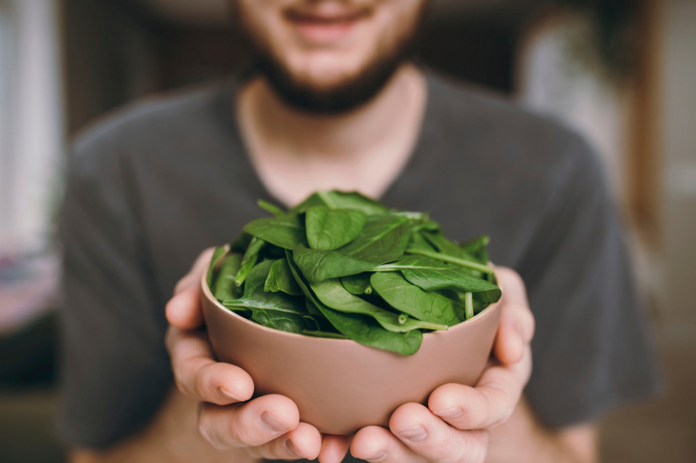 Spinach can improve a man's sex life