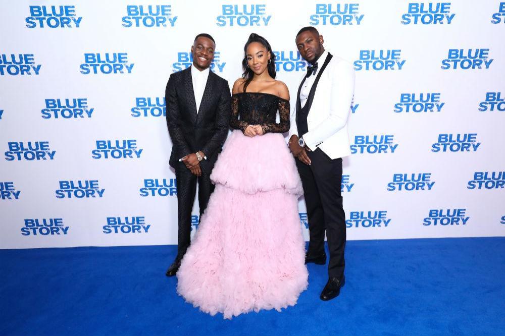 Stephen Odubola, Karla-Simone Spence and Rapman