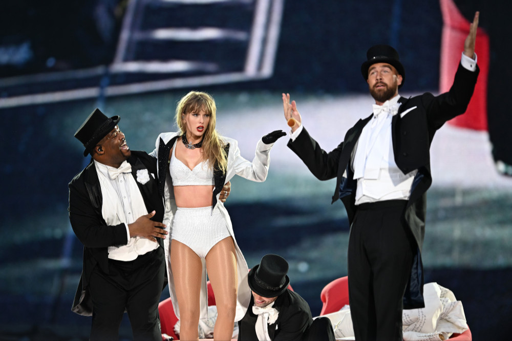 Travis Kelce kept telling himself not to ‘drop the baby’ when he carried his girlfriend Taylor Swift on stage during one of her ‘Eras Tour’ shows