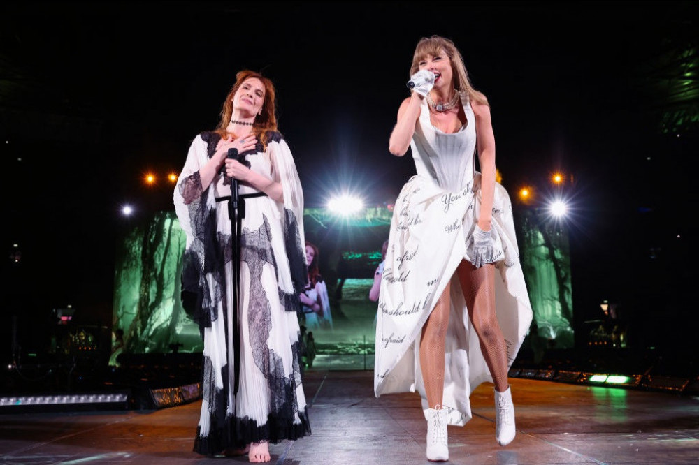 Taylor Swift performed with Florence Welch during her final show at Wembley Stadium