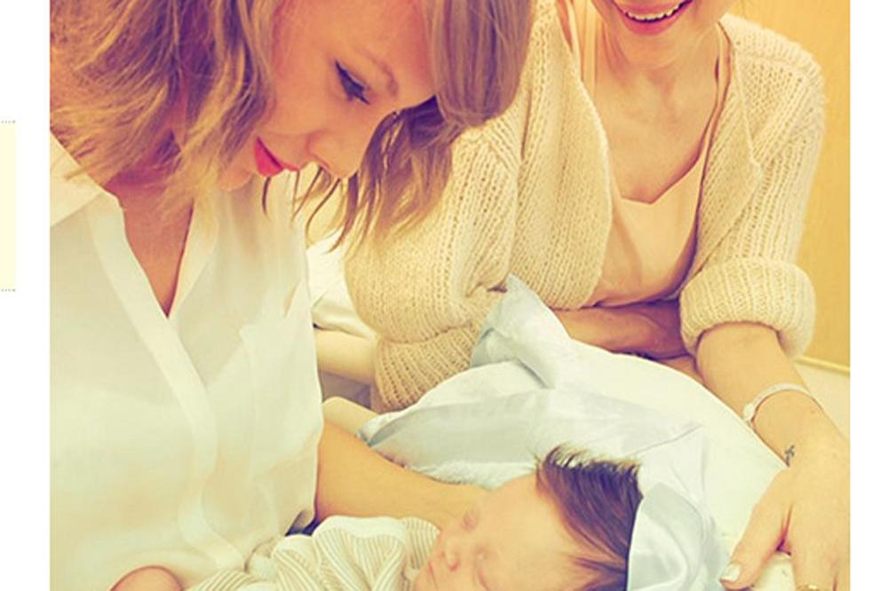 Taylor Swift with godson Leo