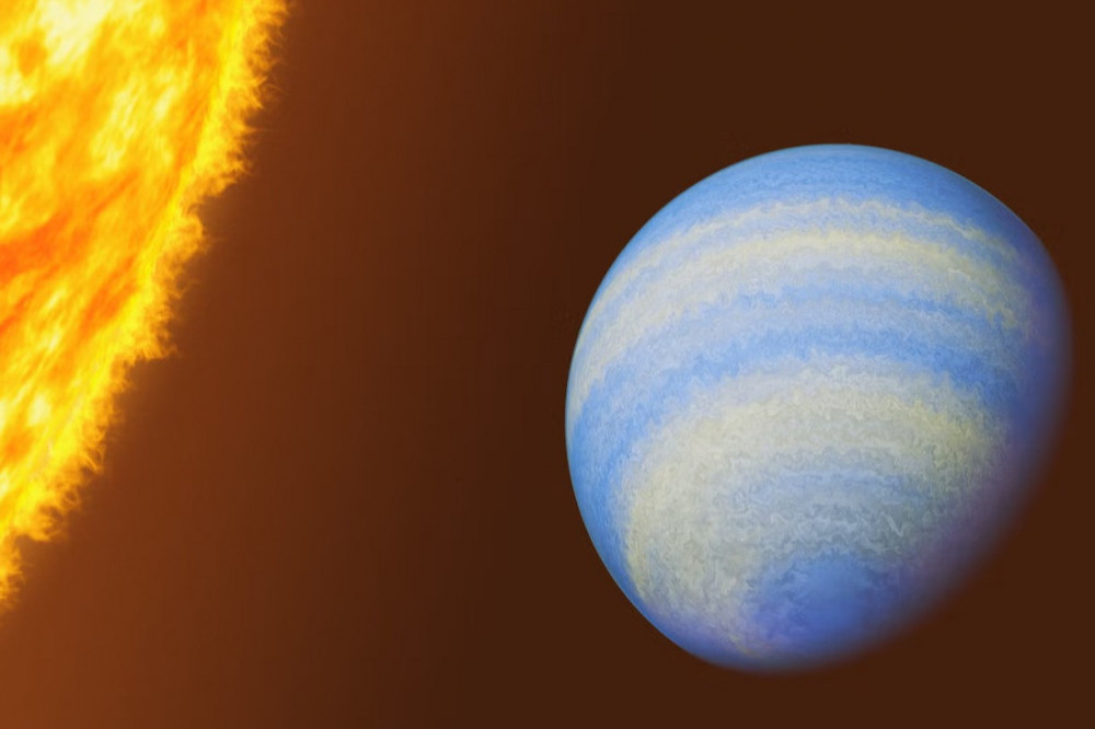 The exoplanet HD 189733 b stinks of rotten eggs (c) Johns Hopkins University