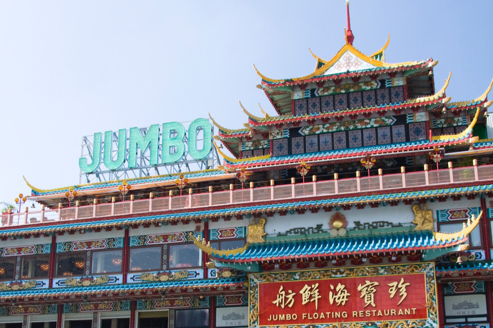 The Jumbo Floating Restaurant in Hong Kong has capsized