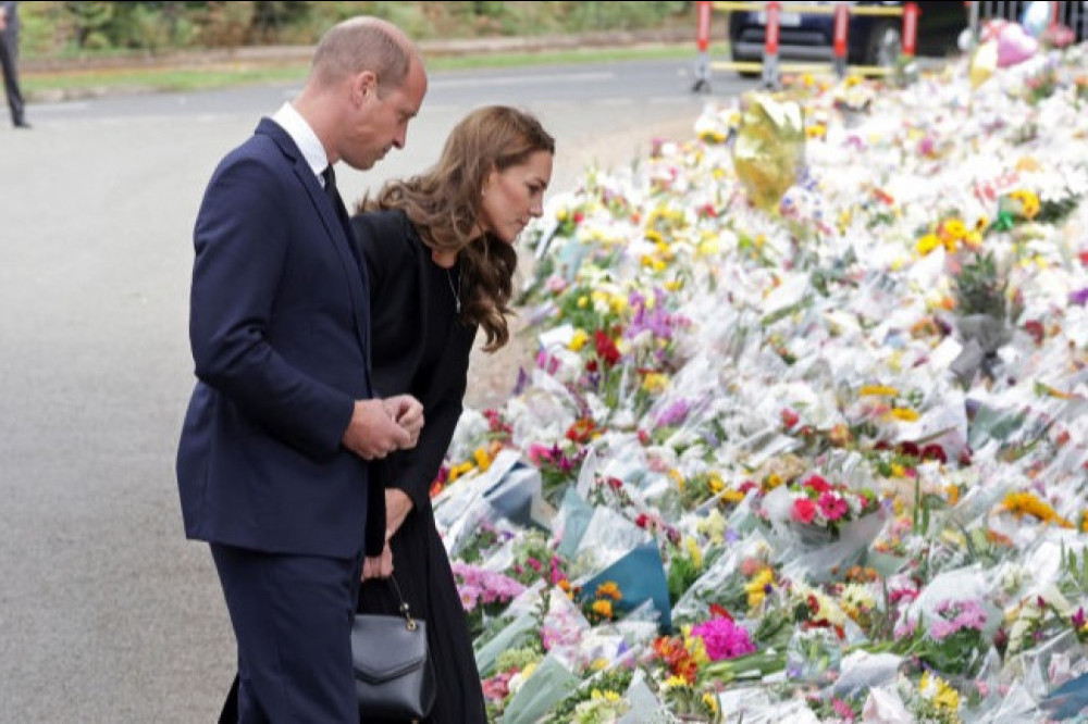 The Prince and Princess of Wales visited Sandringham