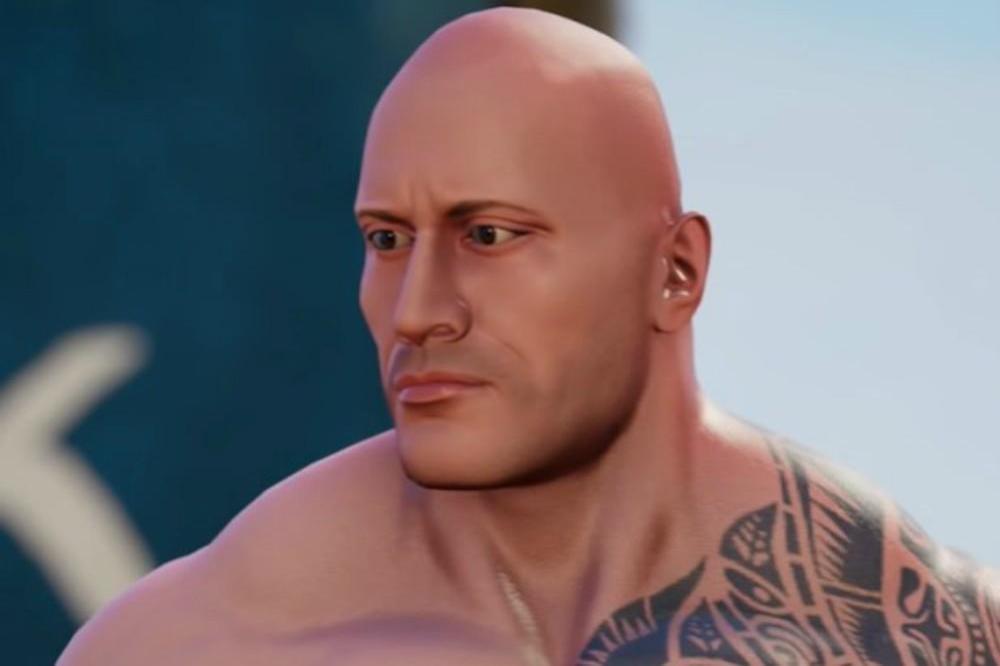 The Rock in WWE 2K Battlegrounds