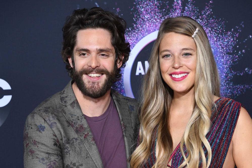 Thomas Rhett and wife Lauren 