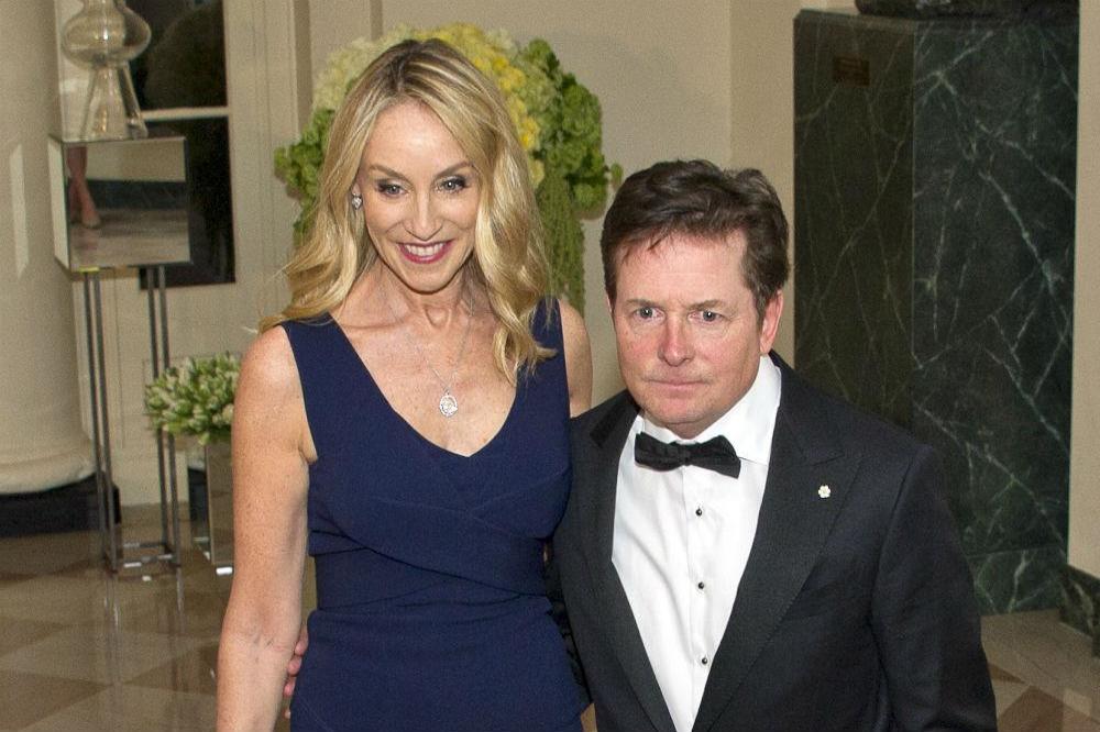 Tracy Pollan and Michael J. Fox