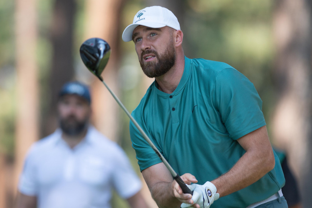 Travis Kelce left a female spectator’s head bloodied when he struck her with a ball during the star-studded American Century Championship celebrity golf tournament