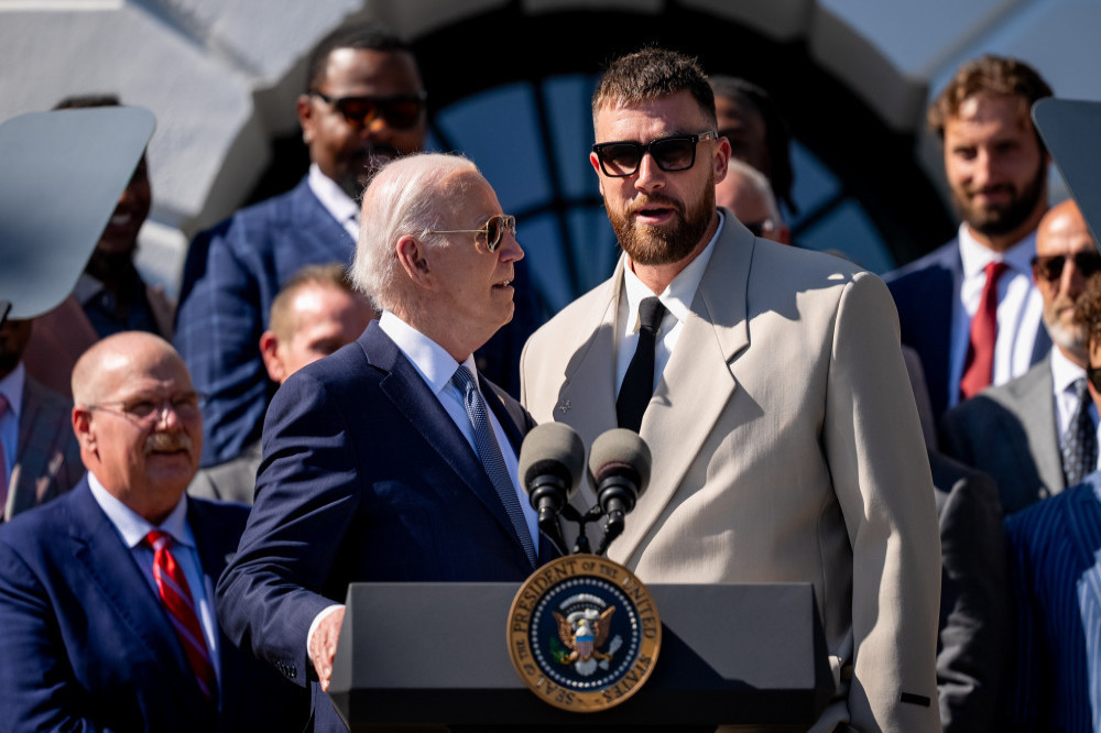Travis Kelce was warned against speaking at the podium