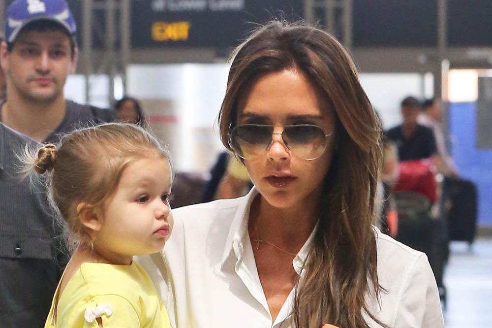 Victoria Beckham with Harper