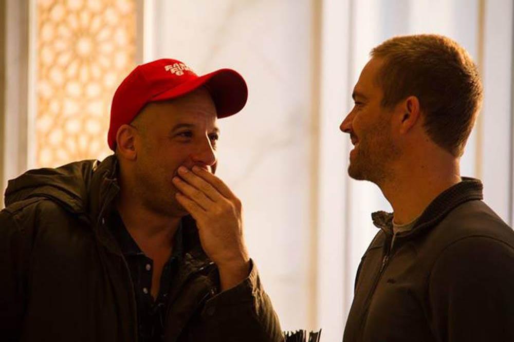 Vin Diesel's Facebook picture of him and Paul Walker