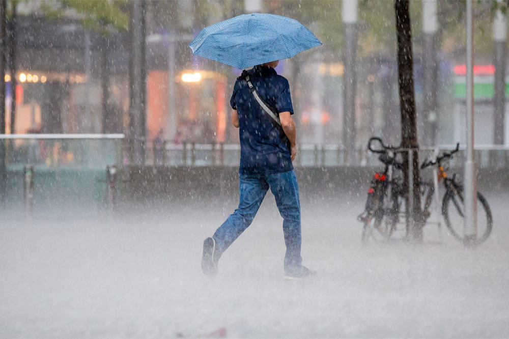 Walking in the rain is great for mental health