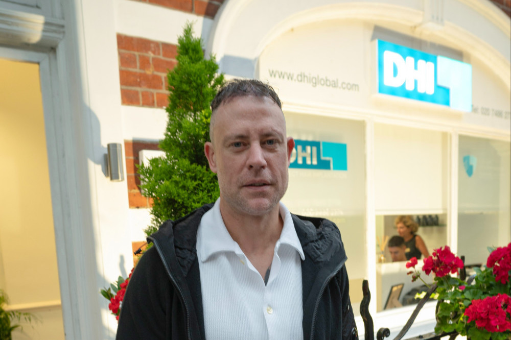 Wayne Bridge has had a hair transplant (photo courtesy DHI Global)