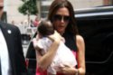 Victoria Beckham out shopping with Harper