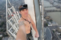 Adam Lockwood took a selfie at the top of The Shard (c) Facebook