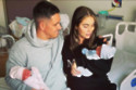 Amy Childs and Billy Delbosq are parents to baby twins