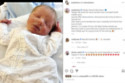 Amy Hart has named her baby boy Stanley - Instagram