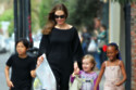 Angelina Jolie has been spotted apartment hunting in New York with her children