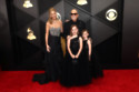 Billy Joel with his family at the Grammy Awards