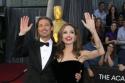 Brad Pitt and Angelina Jolie at the 2012 Academy Awards