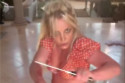 Britney Spears caused concern with her video (c) Instagram