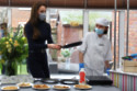 Catherine, Princess of Wales flips pancakes at a care home in Slough