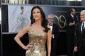 Catherine Zeta Jones went for the all over colour beauty trend and Hollywood glamour curls