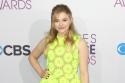 Chloe Moretz looked cute and girly in her yellow dress