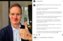 Dan Walker had an out-of-body experience after his bike crash