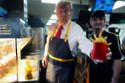 Donald Trump served up fries at a McDonald's drive-thru in Pennsylvania