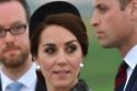 Duke and Duchess of Cambridge at the memorial 