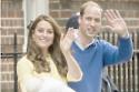 The Duke and Duchess of Cambridge with Princess Charlotte