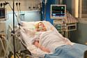 EastEnders' Sharon in hospital