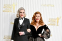 Elaine Hendrix (left) reunites with The Parent Trap co-star Lisa Ann Walter at the SAG Awards
