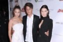 Anwar Hadid with sisters Gigi and Bella